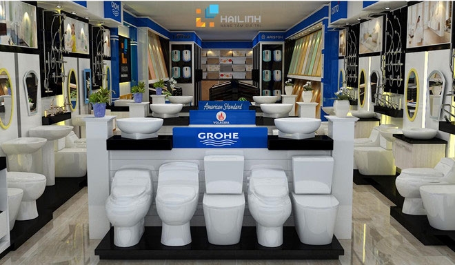 Showroom Hải Linh - showroom thiết bị vệ sinh Grohe chính hãng